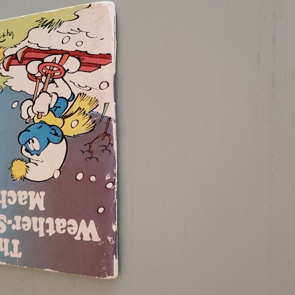Vintage 1982 The Weather-Smurfing Machine Book - Picture 9 of 10